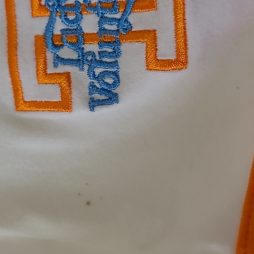 NEW Tennessee Adidas Vintge UT Lady Vols Tennis Skirt Orange White Logo Split Md - Picture 9 of 9